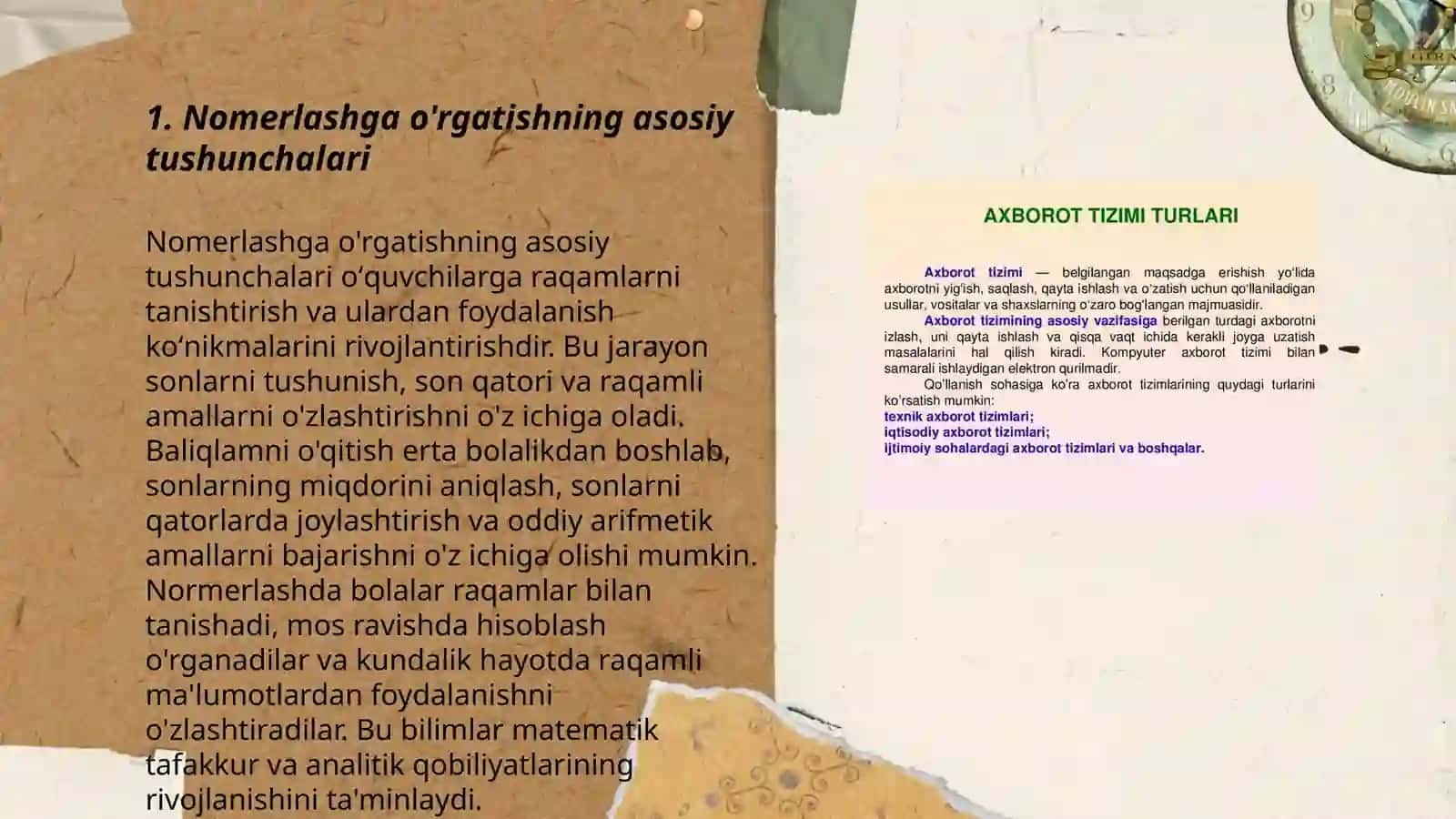 O'nli sanoq tushunchasi va nomerlash 3