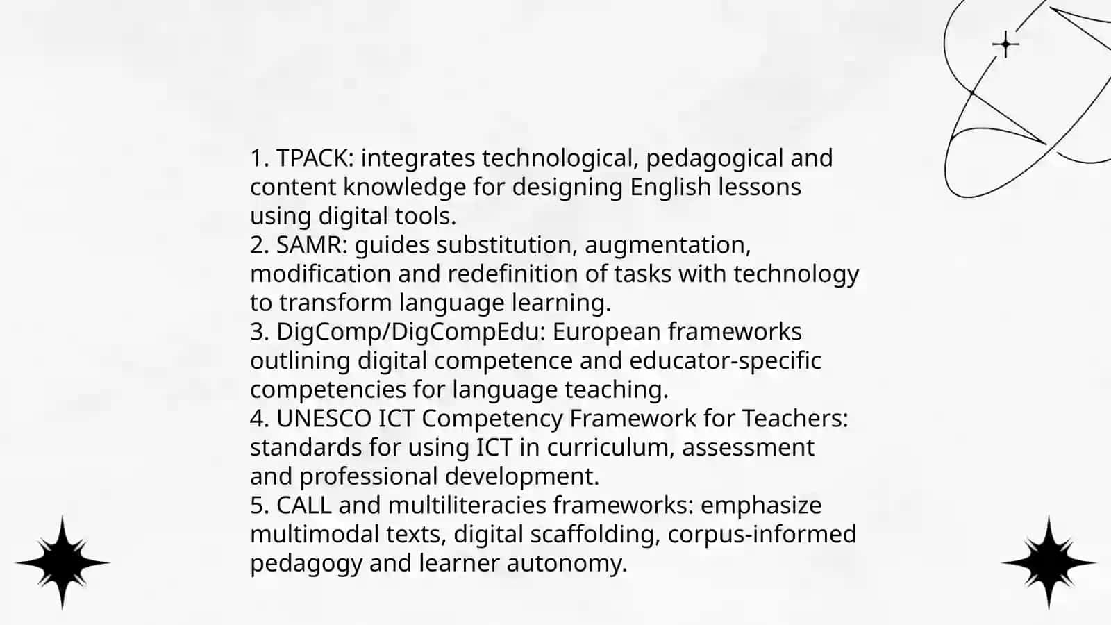 Digital literacy and technology in language teaching 3