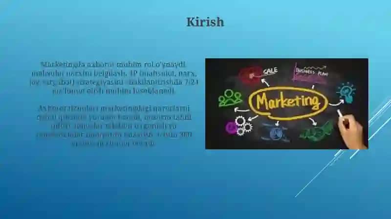 Marketingda axborotni orni 3
