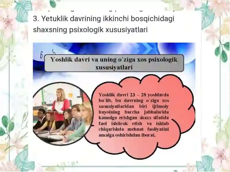 Yoshlik davriva uning óziga xos psixologik xususiyatlar 3