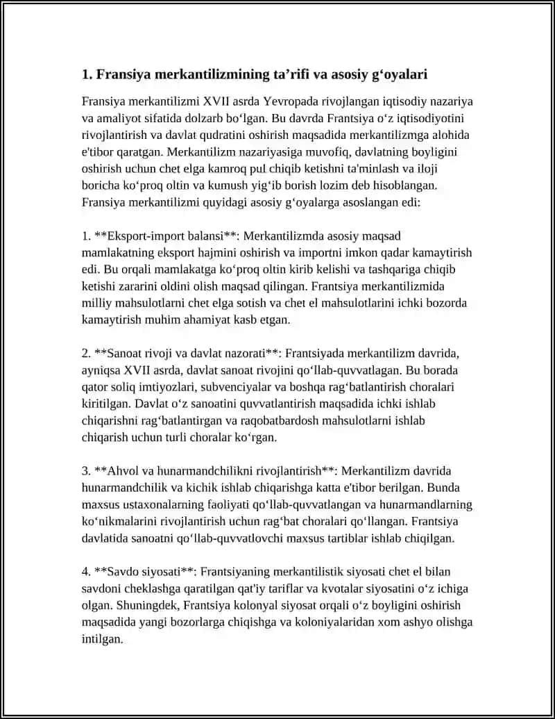 FRANSIYA MERKANTILIZMI 3