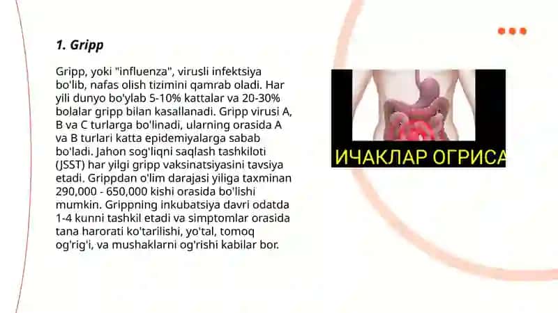 Yallig’lanish kasallik nomlari. 3