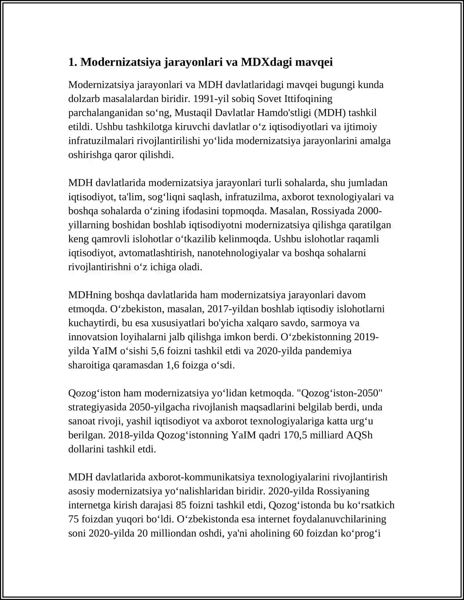 ÓZBEKISTONDI MDX DAGI ÓRNI 3