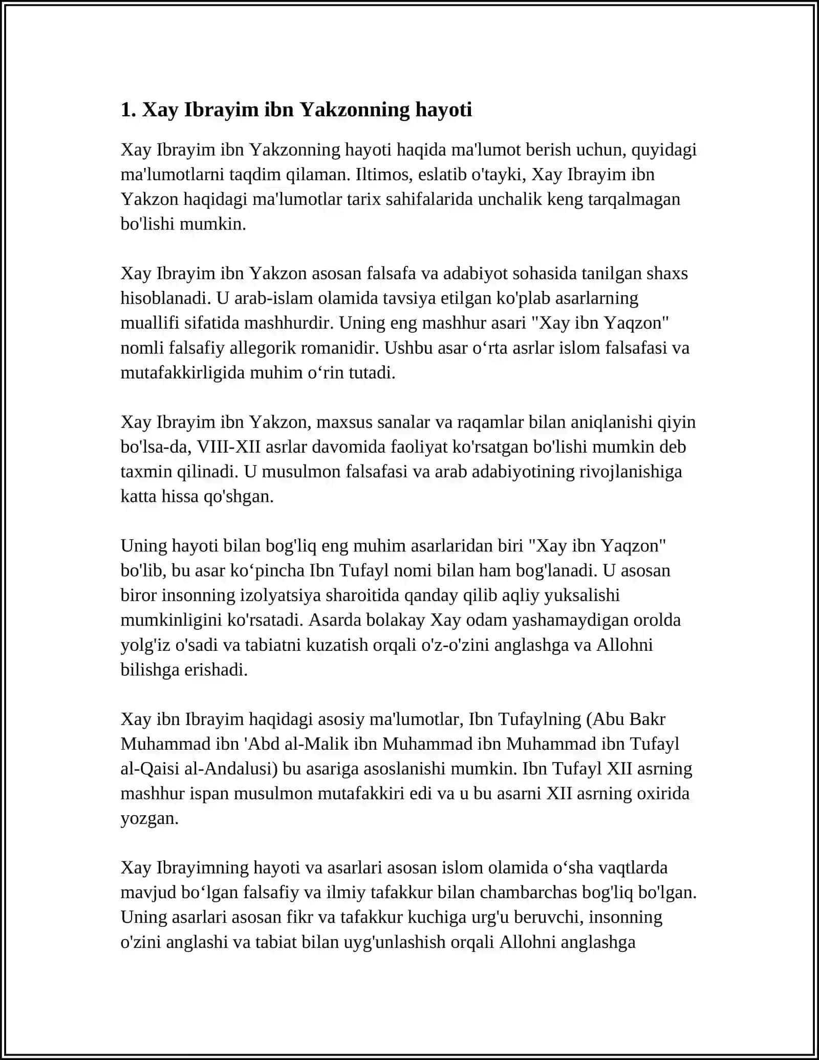 Xay Ibrayim ibn Yakzon 3