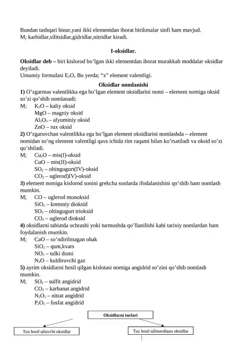 Anorganik moddalar 3