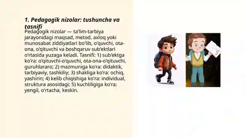 Pedagogik nizolar va ularni bartaraf etish tehnalogiyasi 3