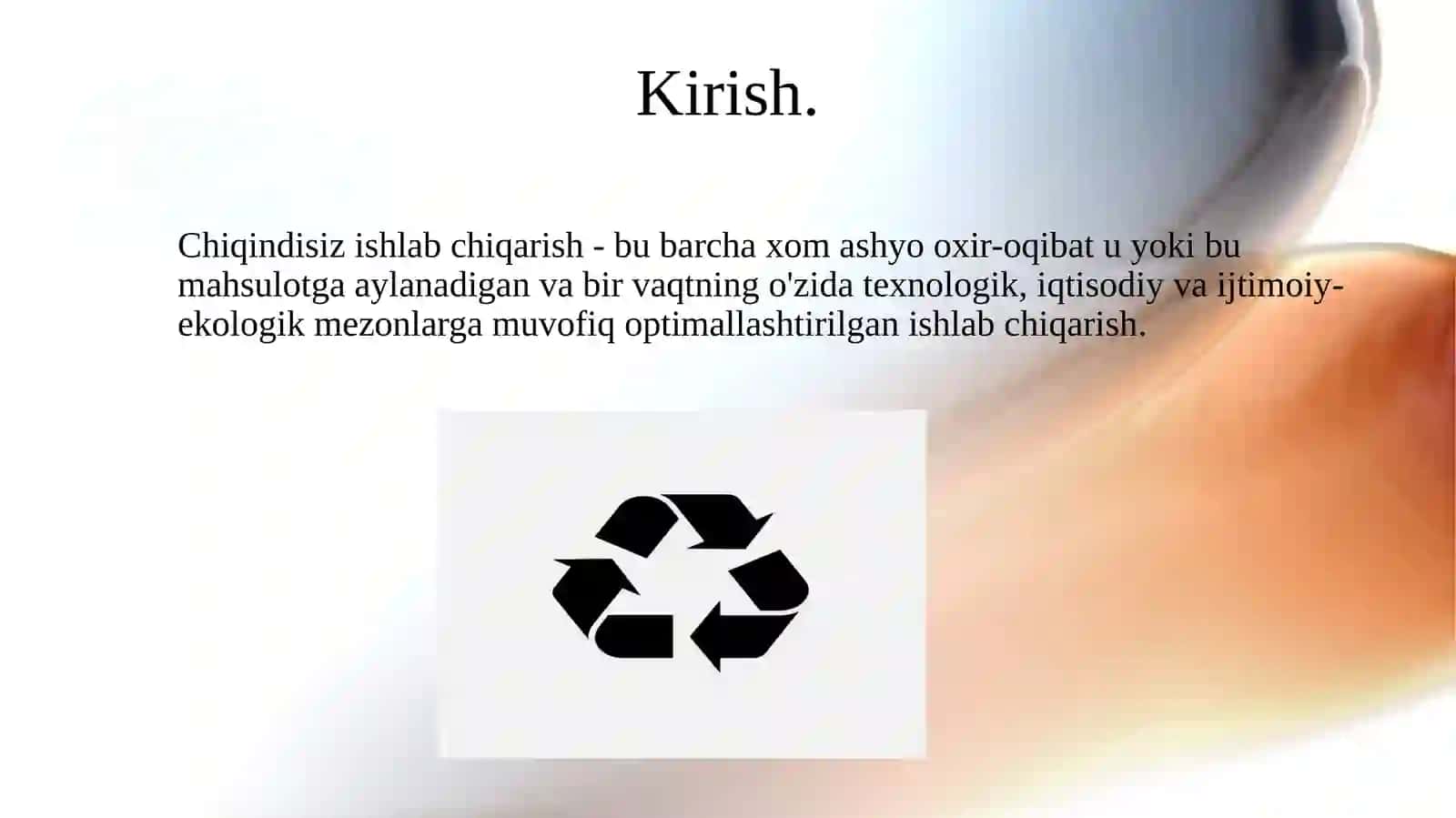 Chiqindisiz texnologiyani rivojlantirishda qurilish materiallari sanoatining o'rni 3