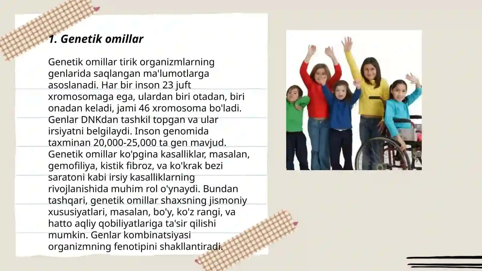 Genetik omillar 3
