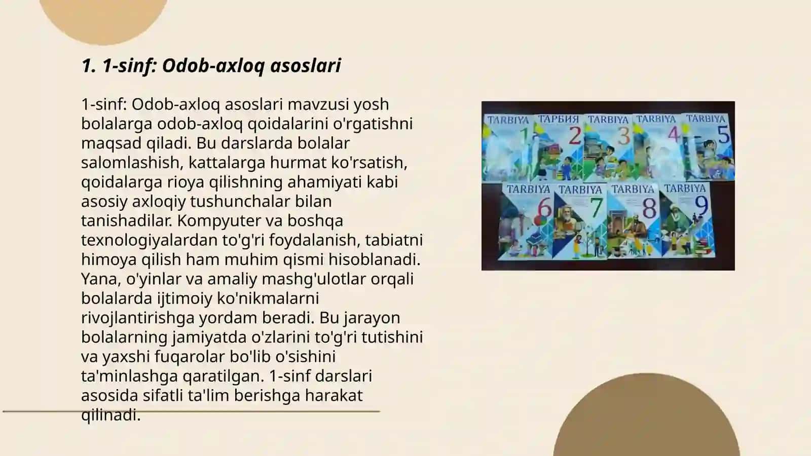 "Tarbiya" darsligi 3
