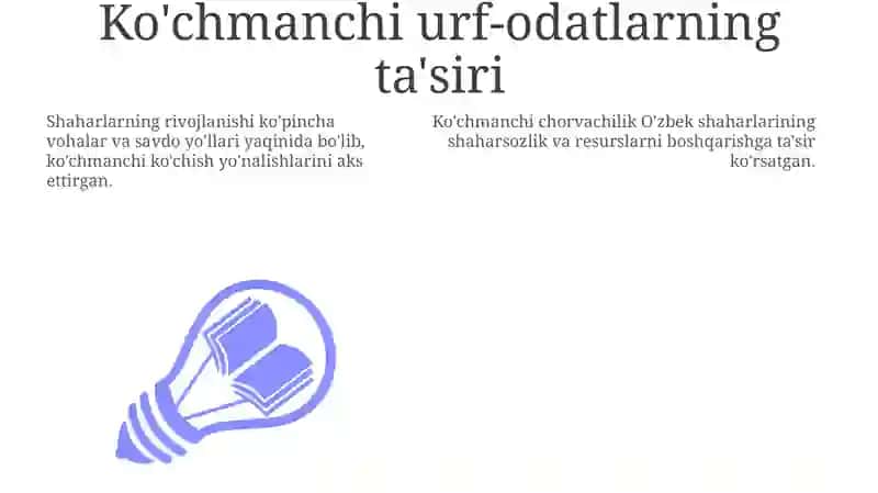 Oʻzbek xonliklari davrida shaharsozlik 3