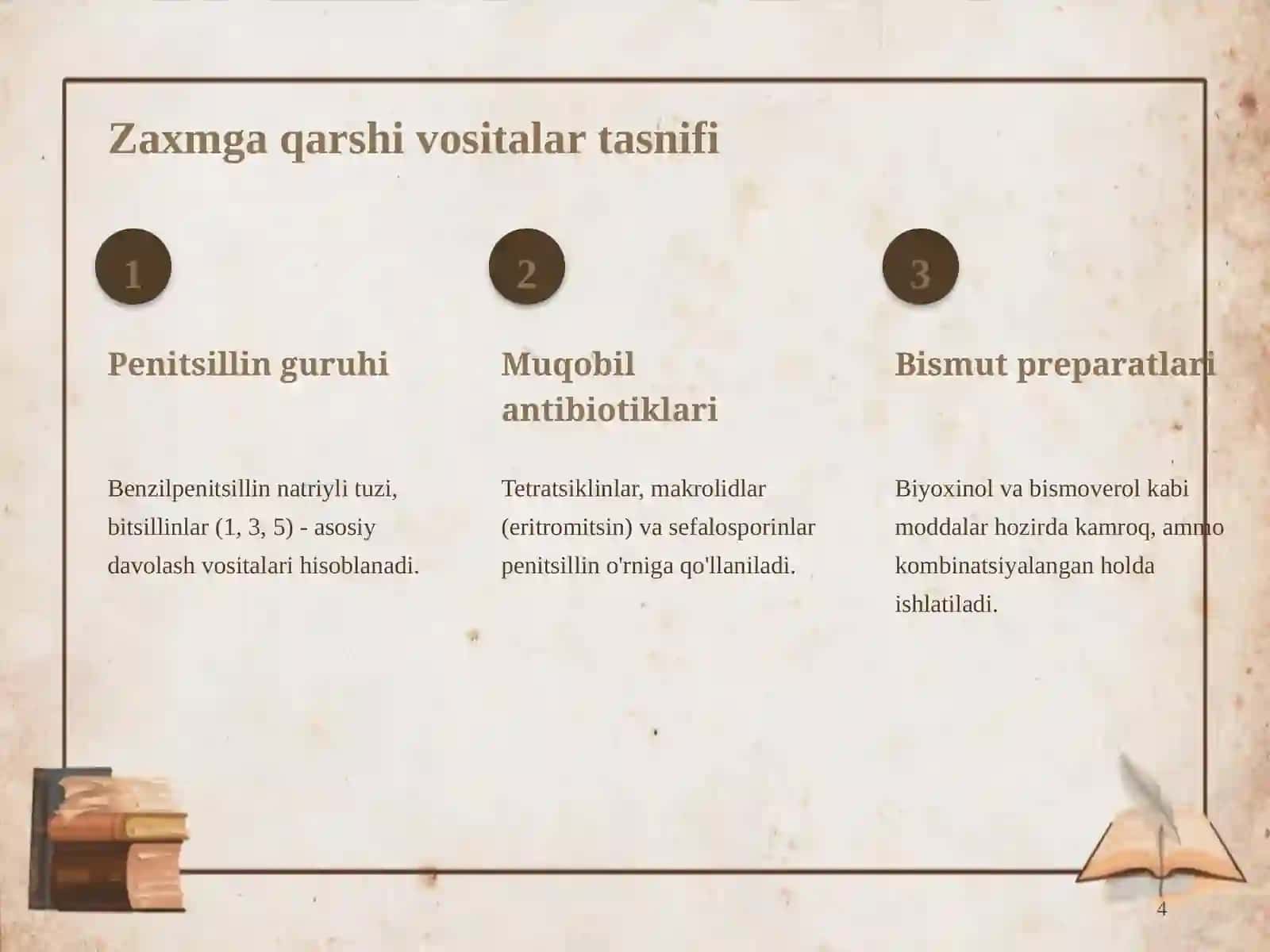 Zaxmga Qarshi Vositalar 3