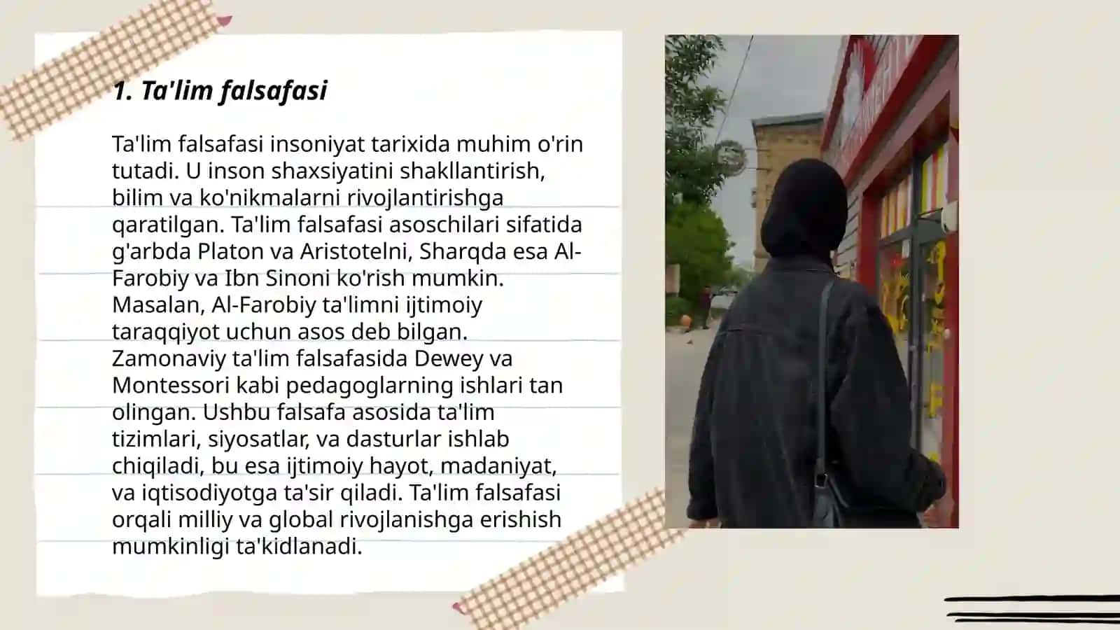 Ta'lim Falsafasi 3