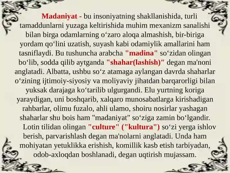 Ommaviy madaniyat” 3