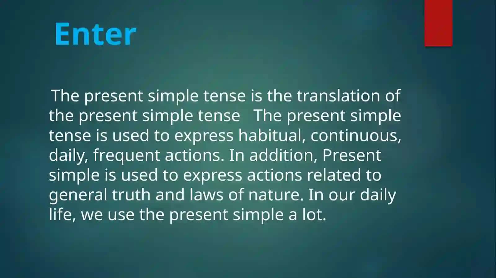 PresentSimple 3