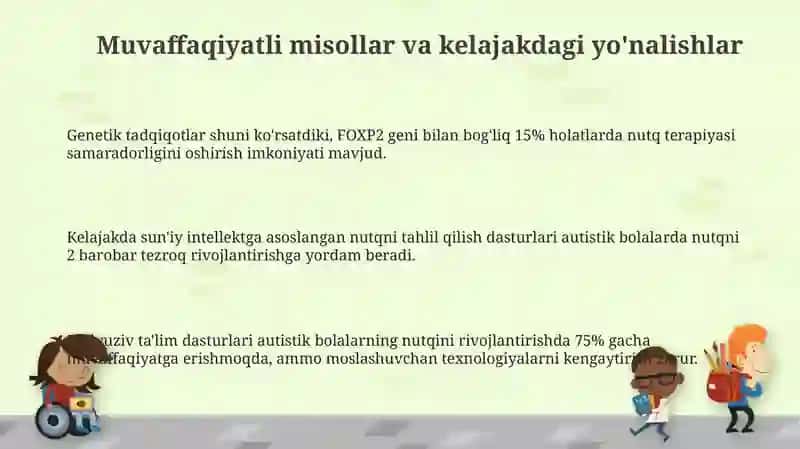 Erta bolalik autizmi va nutq 3