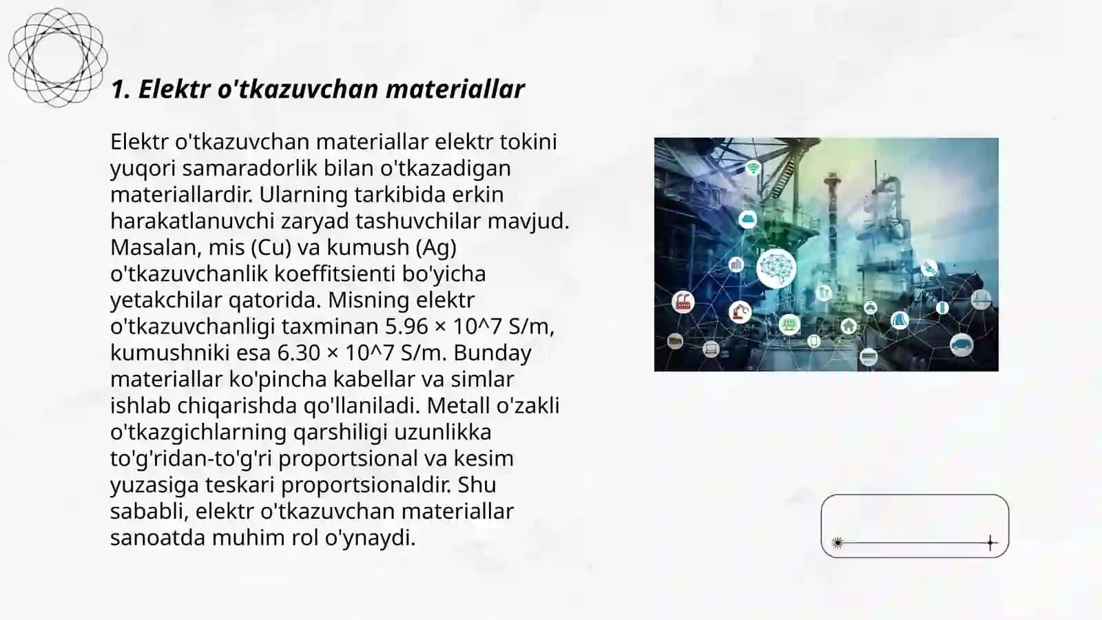 Elektr o'tkazuvchan materiallar 3