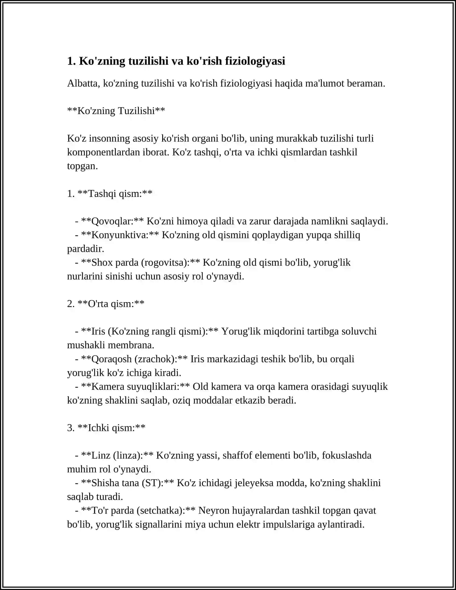 SEZGI A'ZOLARNING FIZIOLOGIYASI VA KASALLIKLARI 3