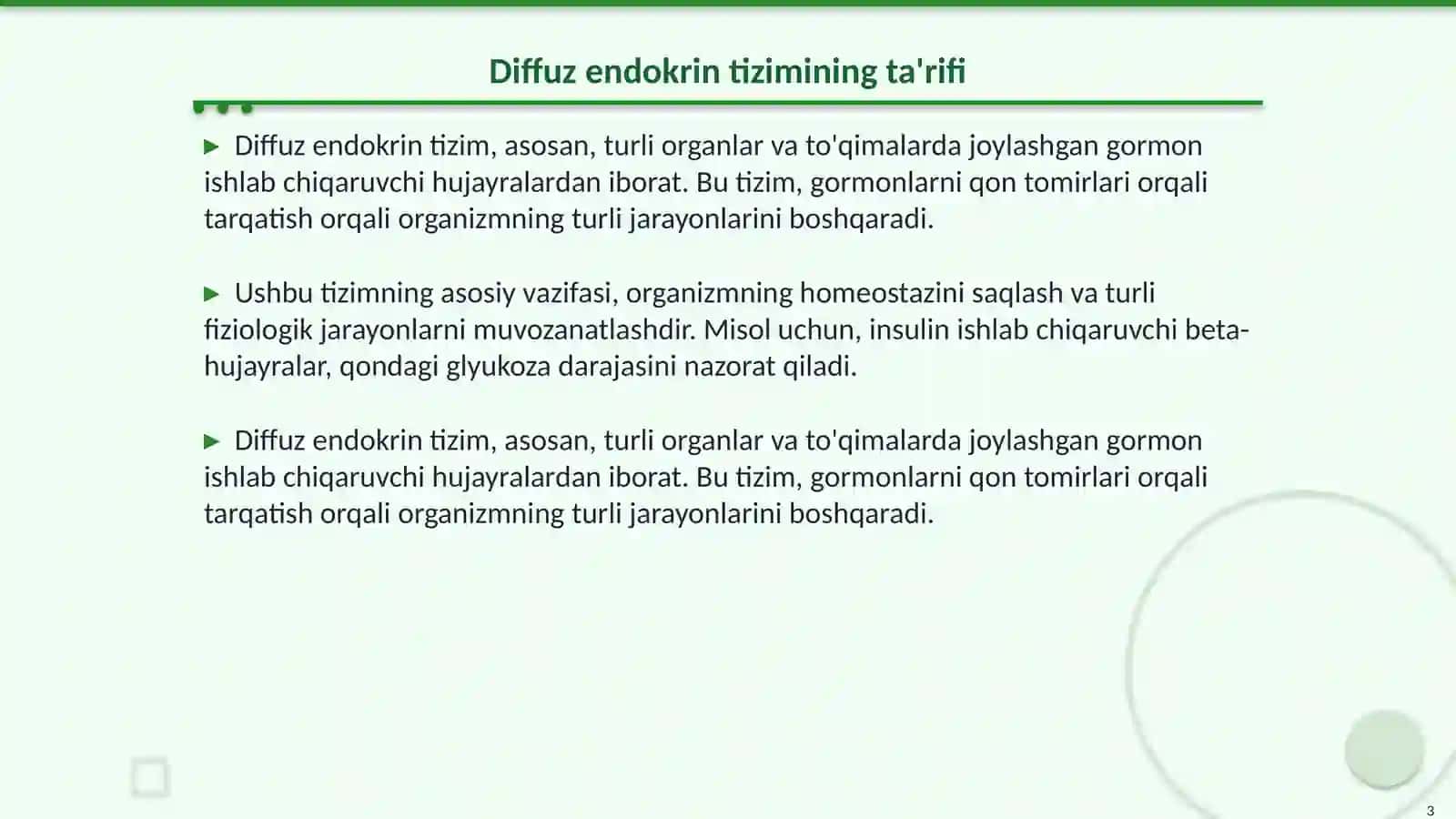 Diffuz endokrin tizim. APUD tizimning hujayralari 3