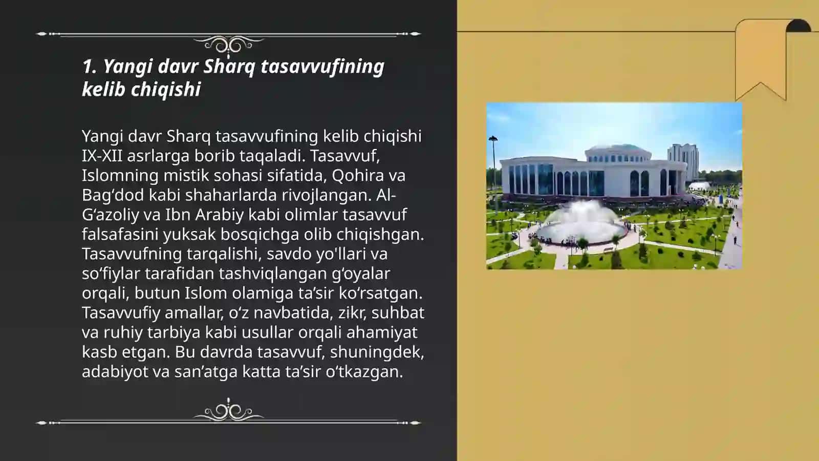 Yangi davr Sharq tasavvufi 3