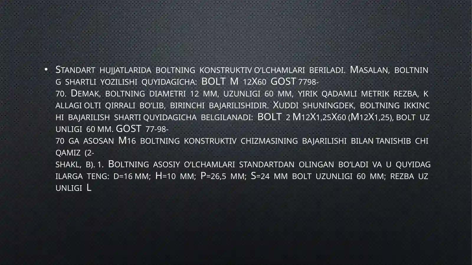 boltli va parchin mixli birikmalar 3