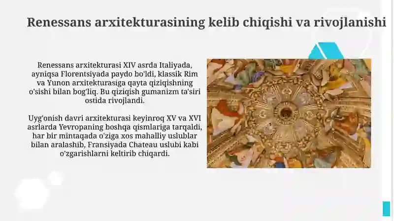 Uyg’onish davri me’morchiligi san’ati 3