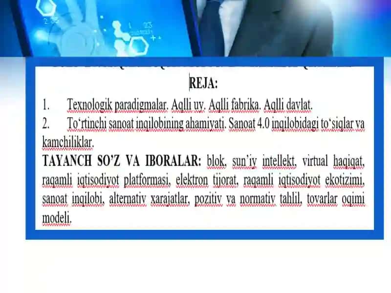 RAQAMLI IQTISODIYOTNING TARKIBIY QISMLARI 3
