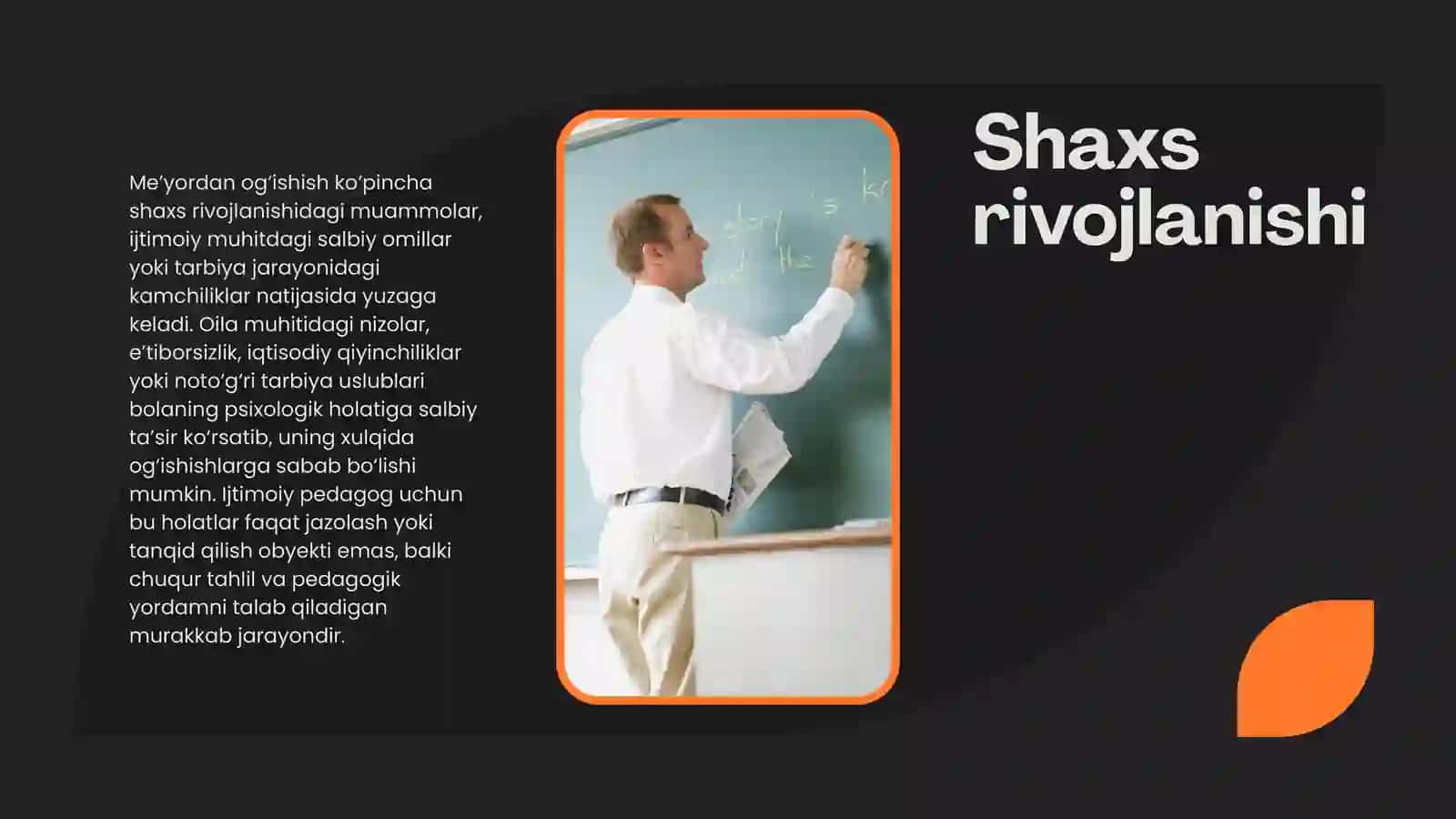 Ijtimoiy pedagogikada meyordan og'ishish 3