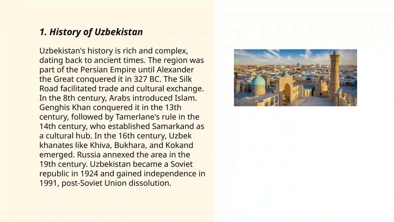 History of Uzbekistan 3