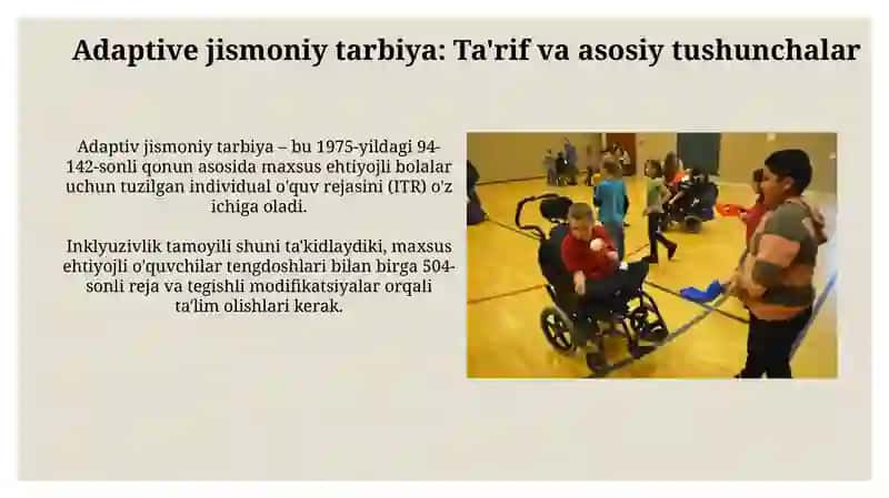 Adaptiv jismoniy tarbiya 3