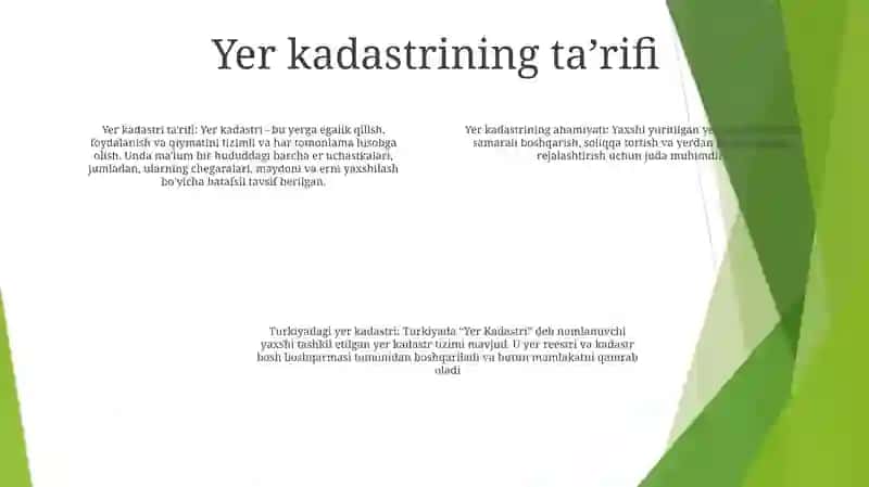 Yer Kadastri Va Uning Ahamiyati 3