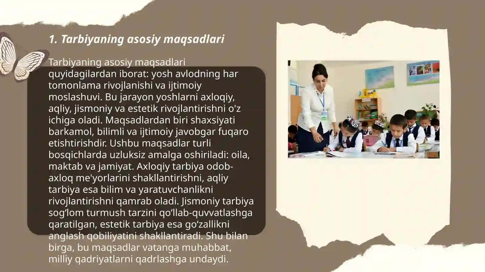 Tarbiya qonuniyatlari va tamoyillari 3