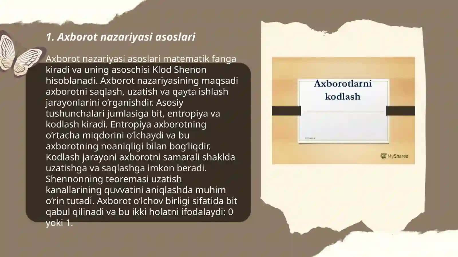 Axborotlarni kodlash 3