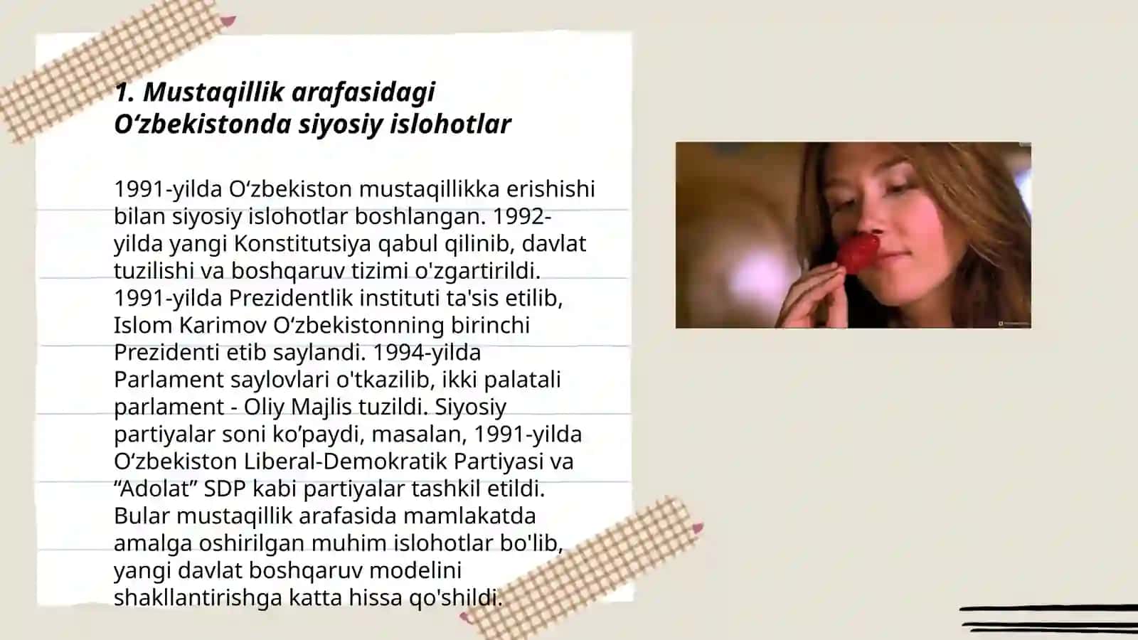 Mustaqillikka erishish arafasida O'zbekistondagi ijtimoiy siyosiy jarajonlar 3