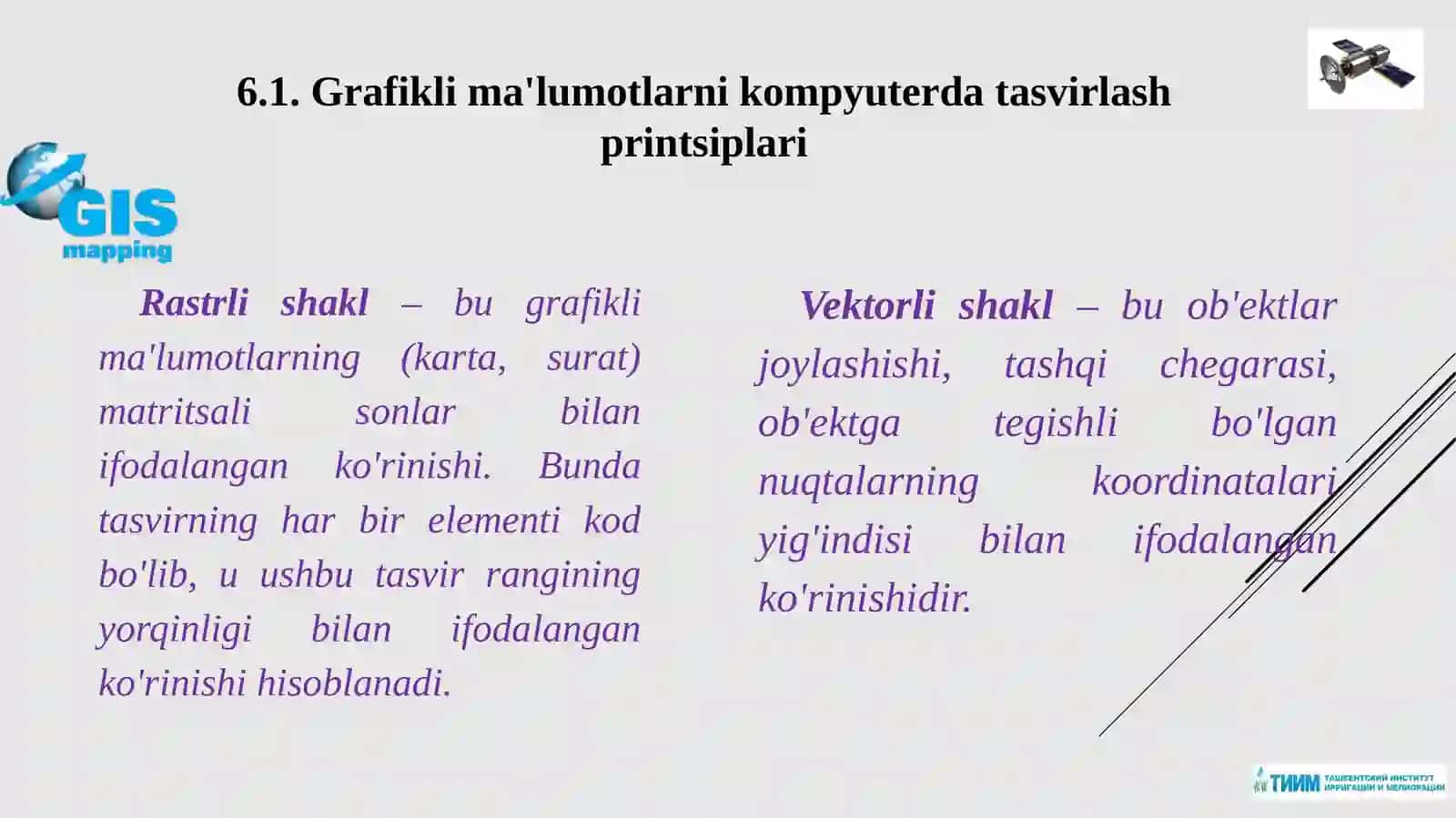 GRAFIK LI MA'LUMOTLARNI KAMPYUTERGA KIRITISH PRINSIPLARI 3