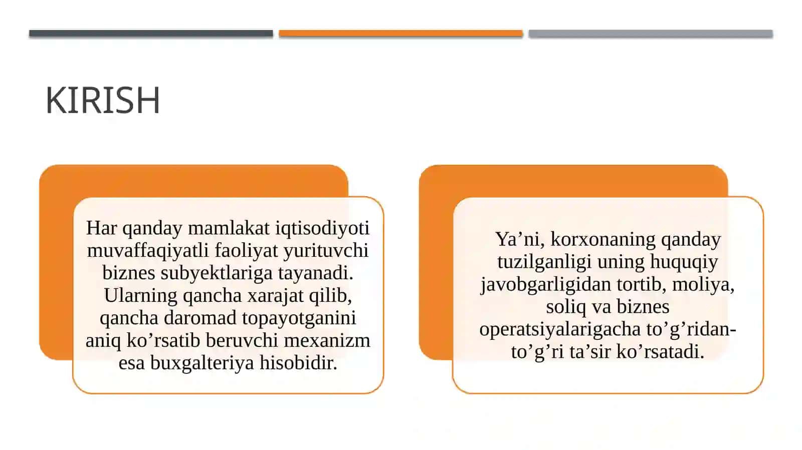Biznes jarayonida xo’jalik yurituvchi subyekt 3