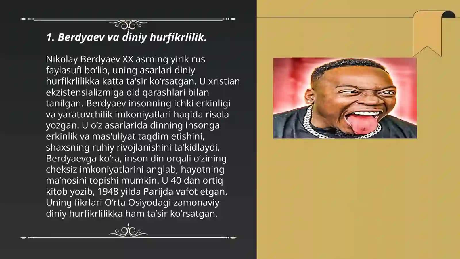 Berdyaev va diniy hurfikrlilik 3