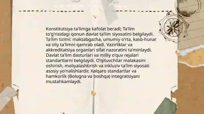 Ta'lim tizimi 3