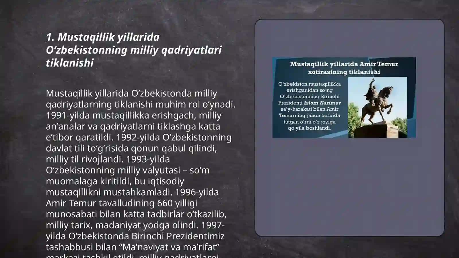 Ma'naviy va madaniy taraqqiyot 3