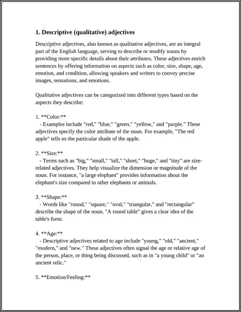 ADJECTIVES AND PRONOUNS 3