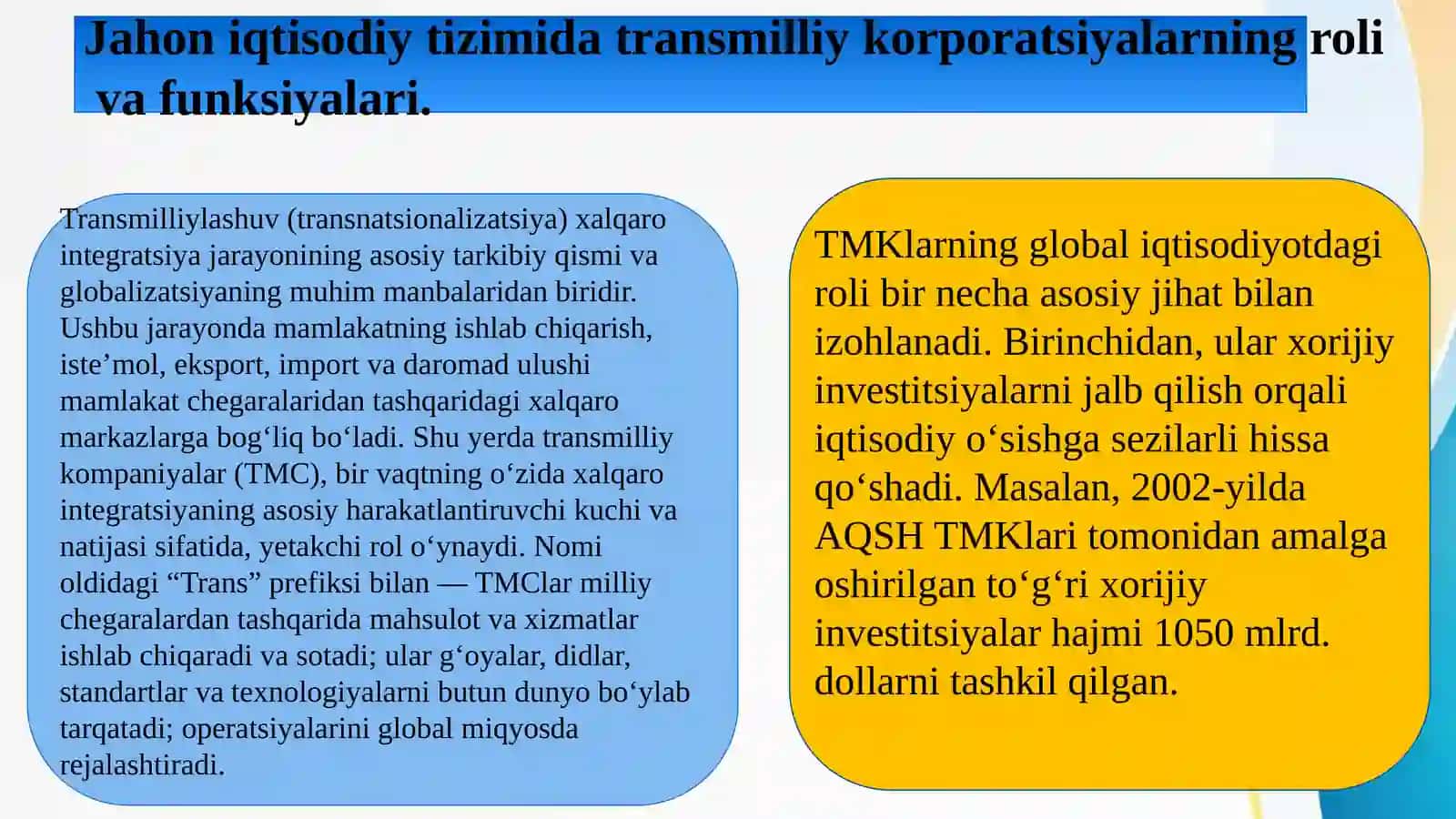 TMKlar faoliyatining fiskal va iqtisodiy samaralari 3