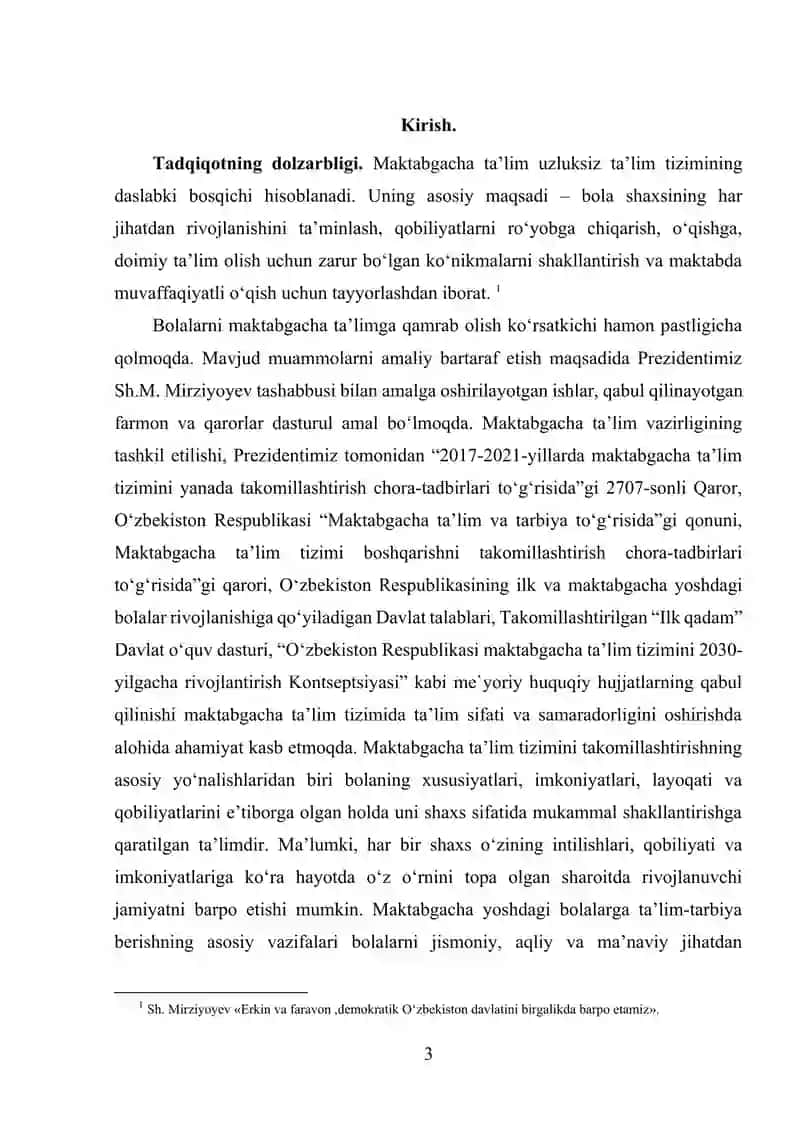 MAKTABGACHA TA’LIM TARBIYANI TASHKIL ETISH TEXNOLOGIYASI 3