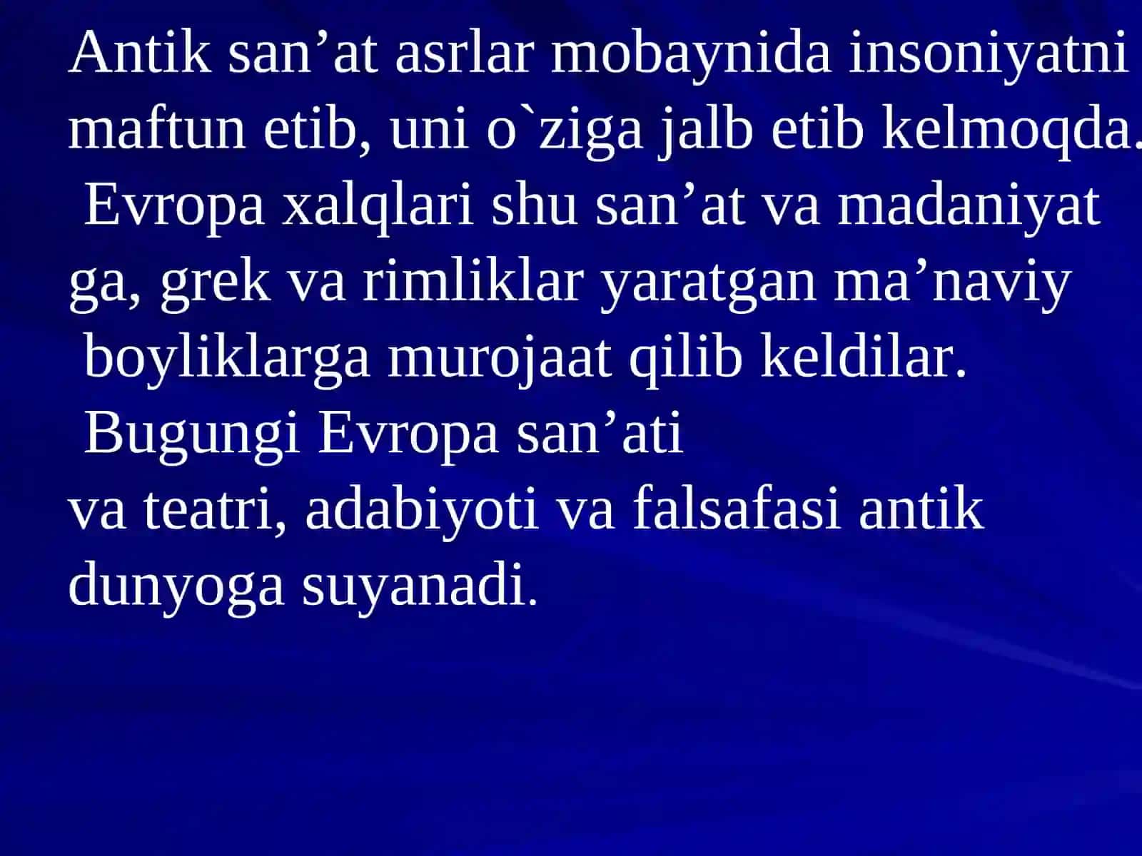 Antik davr. Qadimgi Gretsiya va Rim 3