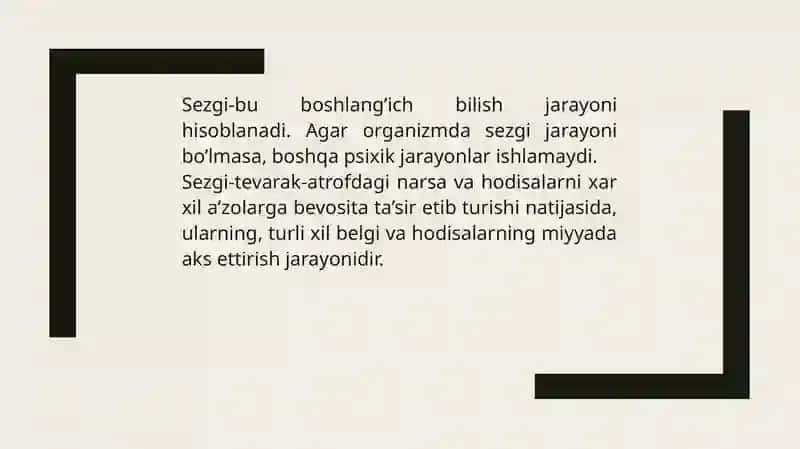 Sezgi haqida umumiy tushuncha 3