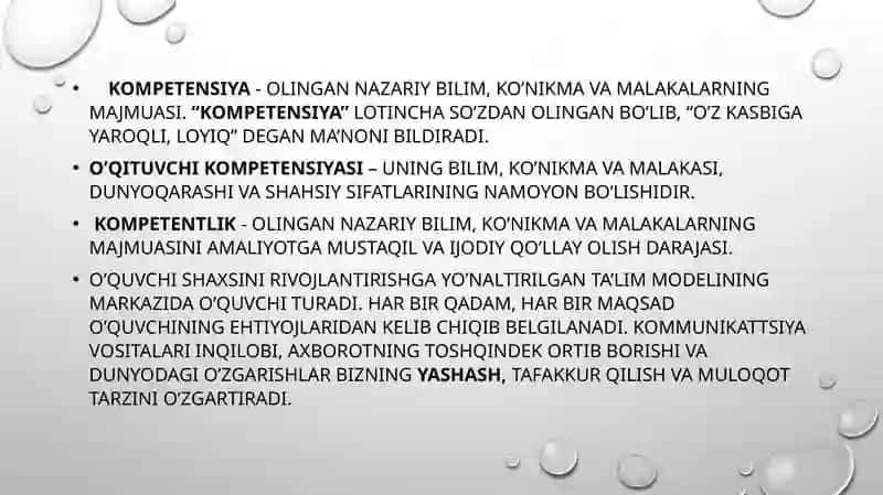 O‘qituvchi Kasbiy Kompetensiyasi 3