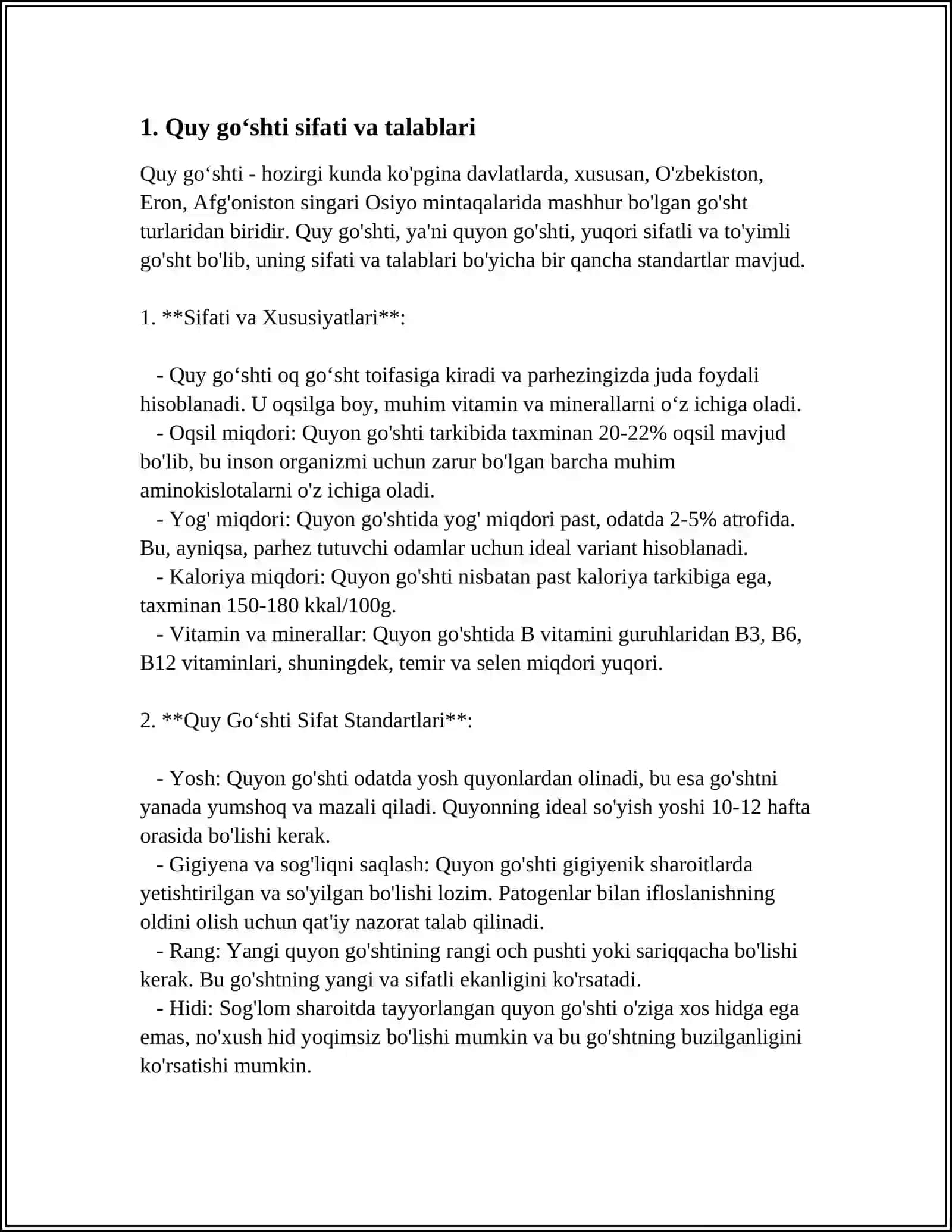 QUYON GOʻSHTINING EKSPERTIZASI 3