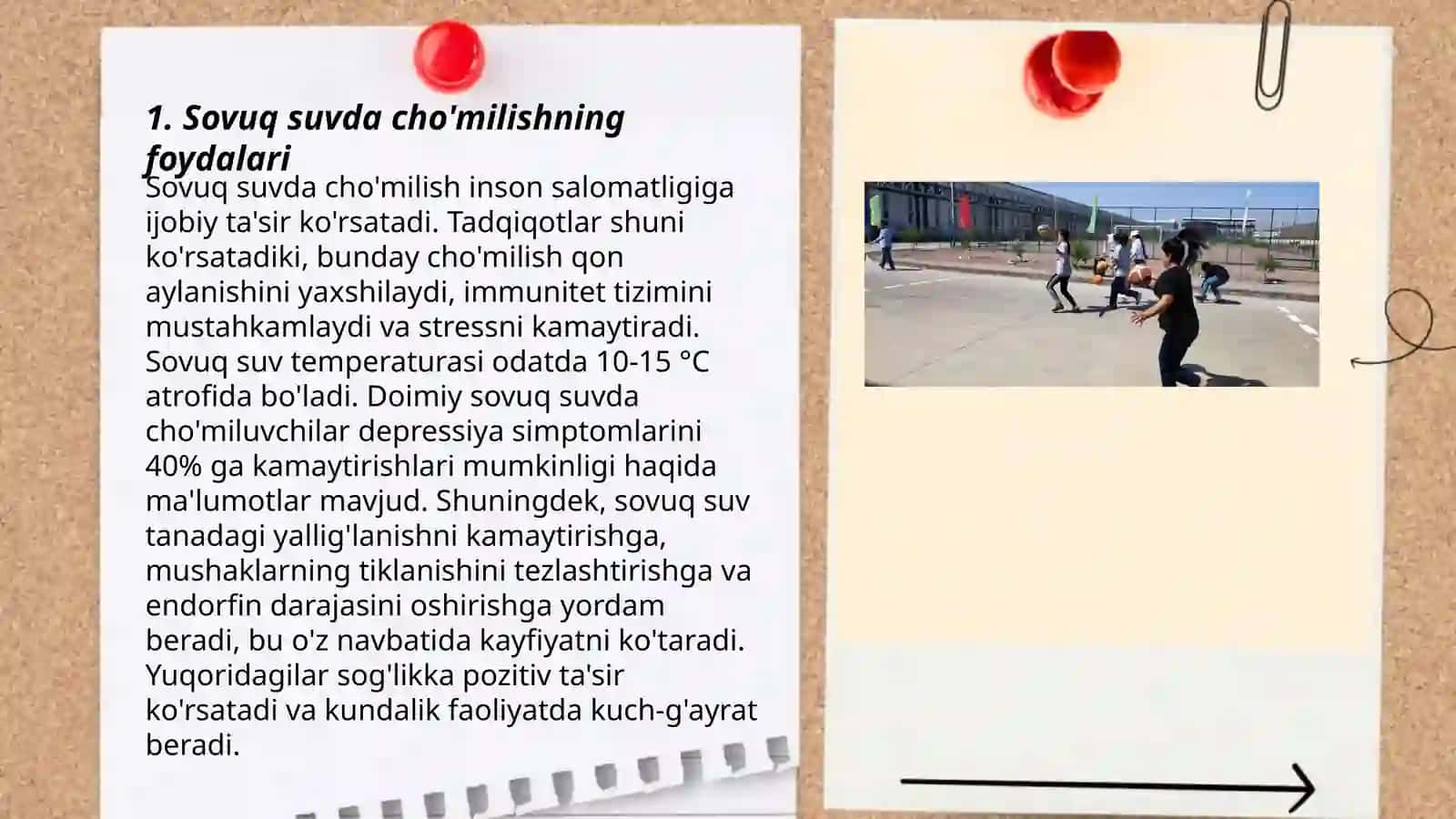 Sovuq suvda cho'milishning foydalari 3