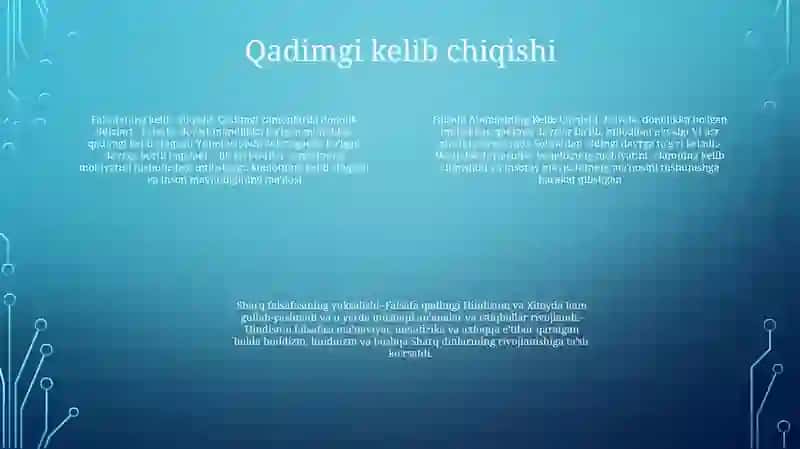 Falsafa Atamasining Kelib Chiqishi 3