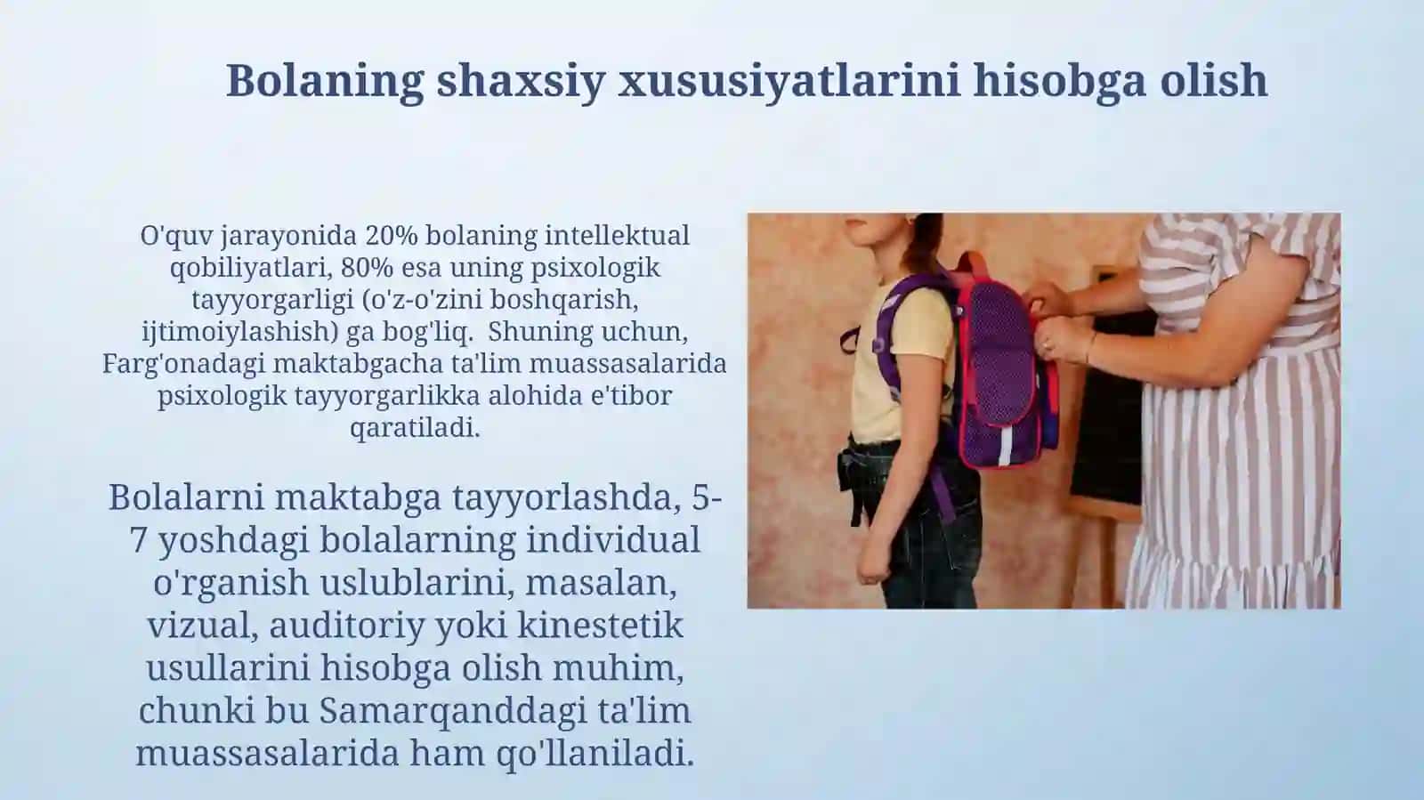 Maktabga tayyorgarlik muammosi 3