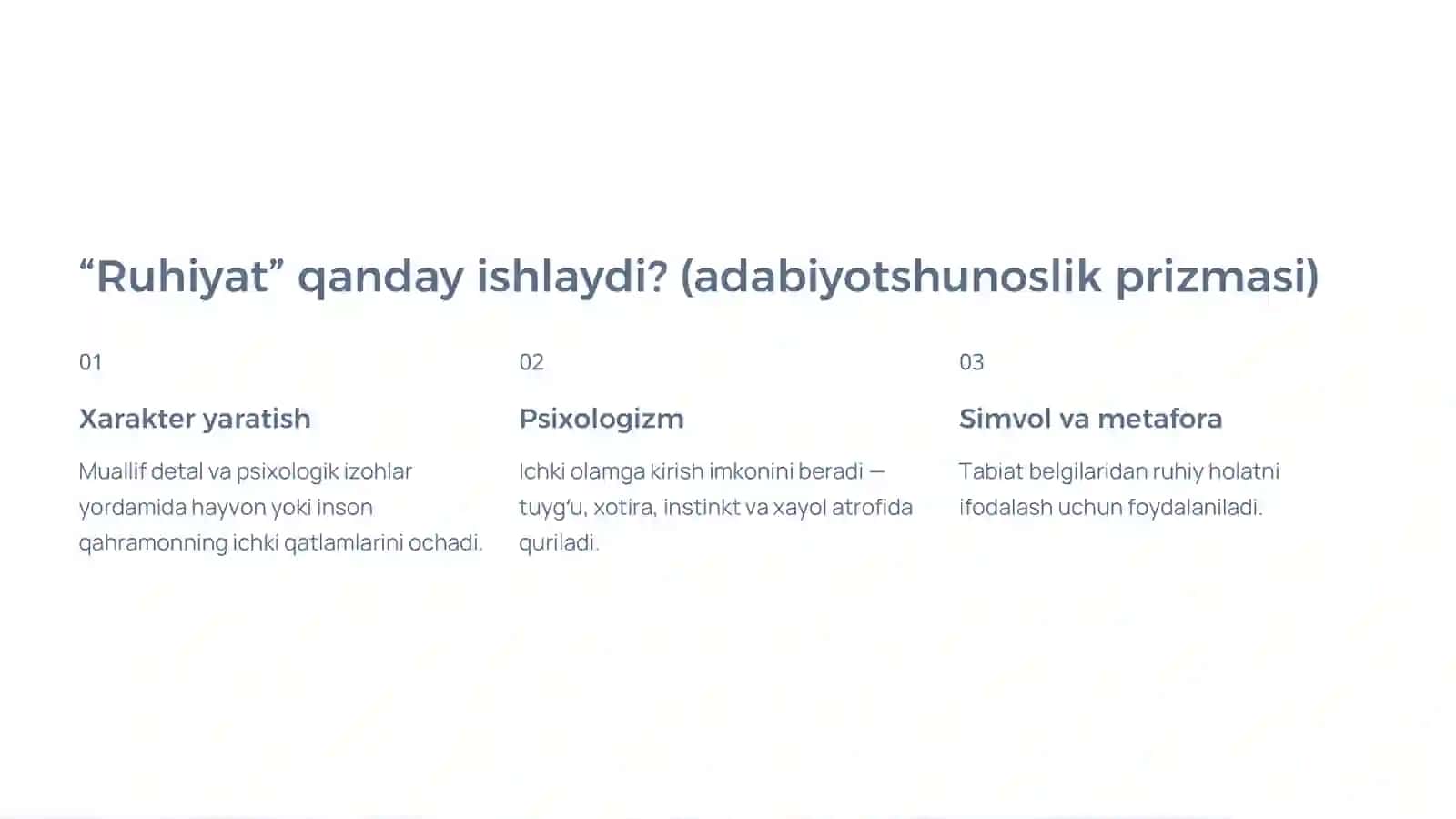 Zamonaviy adabiyotda jonivorlar ruhiyatining aks etishi 3