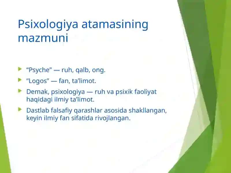 Psixologiya fanining predmeti 3